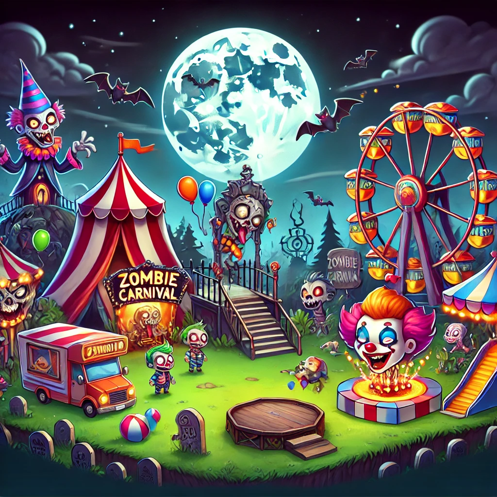 A Spooky Adventure in 1 Zombie Carnival Fearless